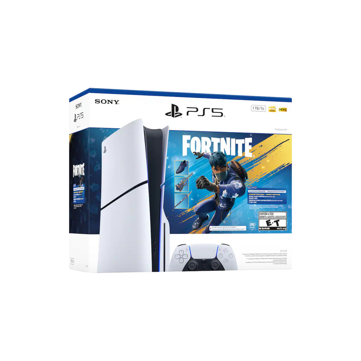 Playstation 5 Slim - Disc Console - Fortnite Bundle